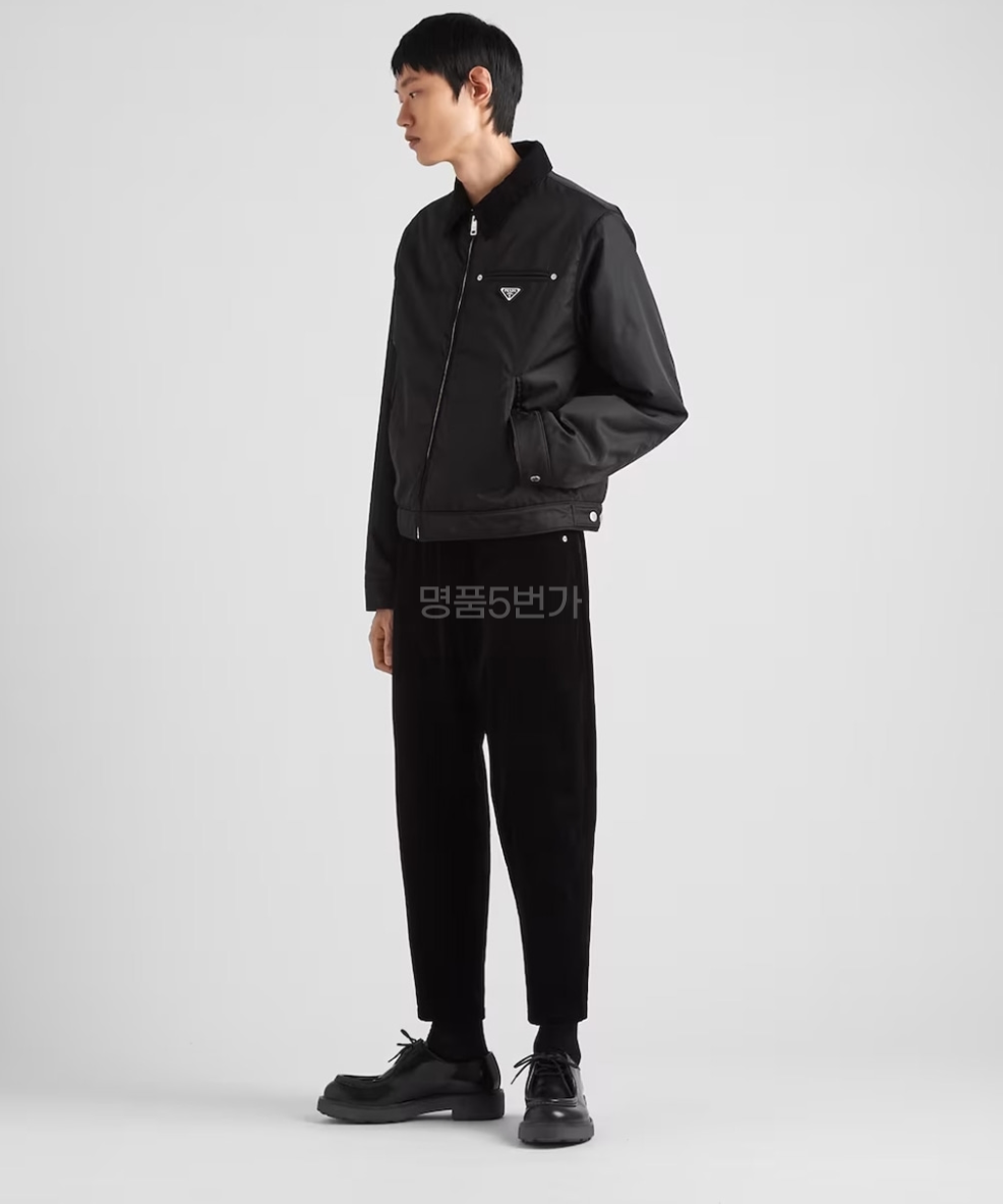 프라다 핀웨일 코듀로이 팬츠 상품 이미지 3